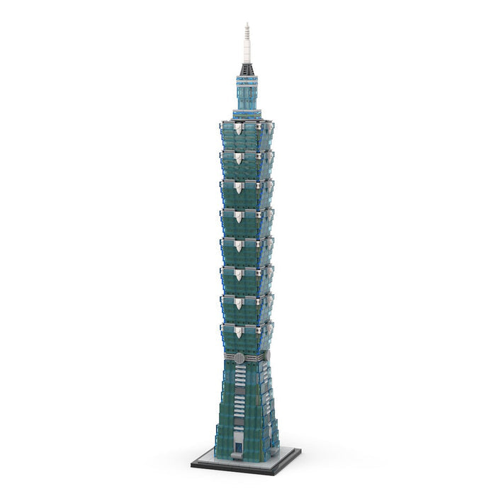 MOC - 136995 Taipei 1 - 0 - 1 Skyscraper - 1/800 Scale Building Blocks - LesDiy - Building Blocks -