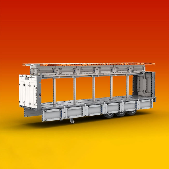 MOC - 137037 T144 6x2 and Wing Body Trailer - LesDiy -