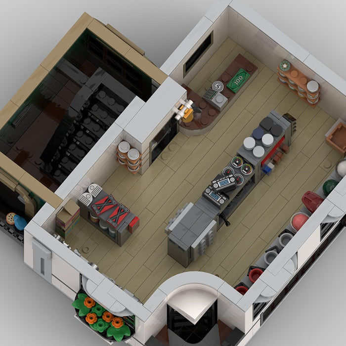 MOC - 139508 Modular Car Showroom Building Blocks - LesDiy - Building Blocks -