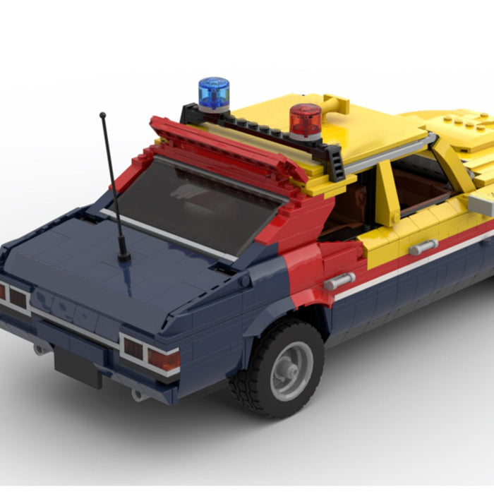 MOC - 140187 Mad Max Yellow Interceptor Building Blocks - LesDiy - Building Blocks -