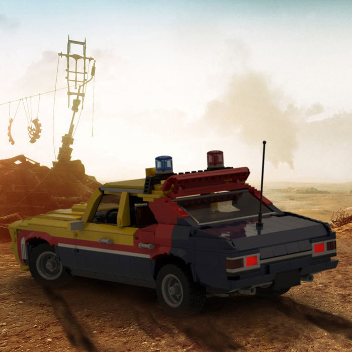MOC - 140187 Mad Max Yellow Interceptor Building Blocks - LesDiy - Building Blocks -