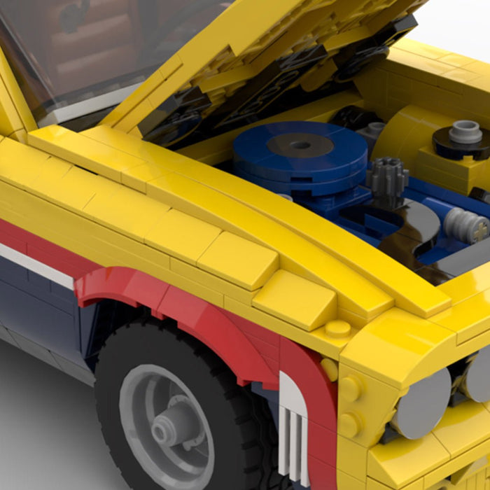 MOC - 140187 Mad Max Yellow Interceptor Building Blocks - LesDiy - Building Blocks -