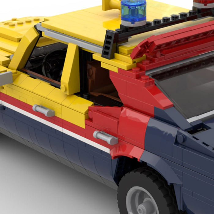 MOC - 140187 Mad Max Yellow Interceptor Building Blocks - LesDiy - Building Blocks -