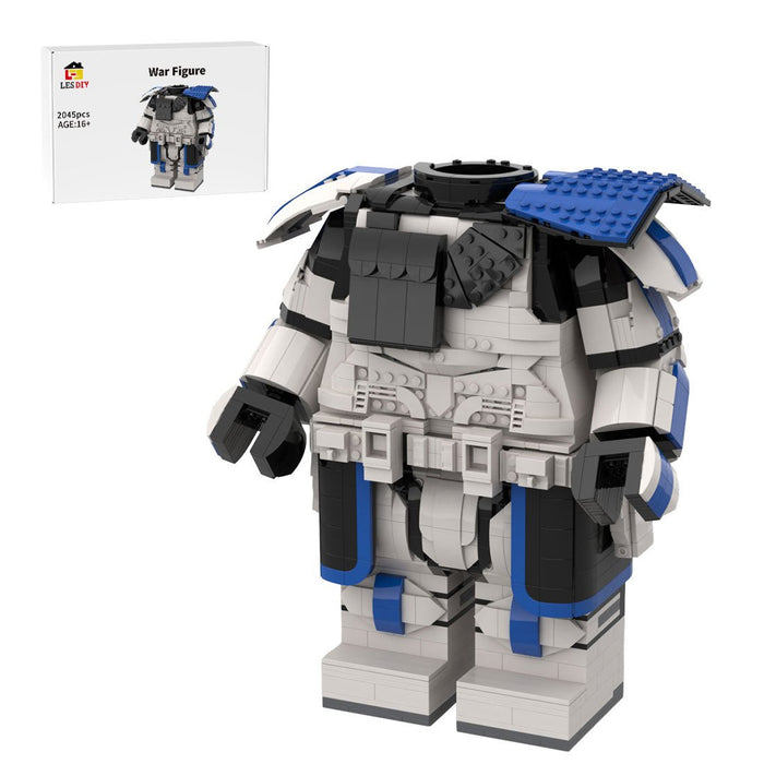 MOC - 140993 Captain Rex Phase 2 Megafigure Building Blocks - LesDiy -