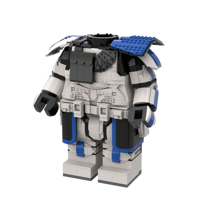 MOC - 140993 Captain Rex Phase 2 Megafigure Building Blocks - LesDiy -