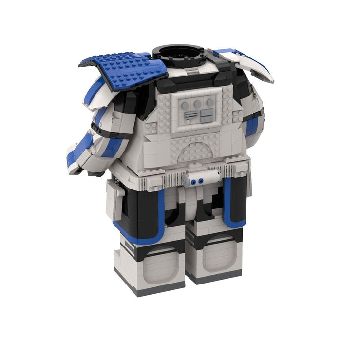 MOC - 140993 Captain Rex Phase 2 Megafigure Building Blocks - LesDiy -