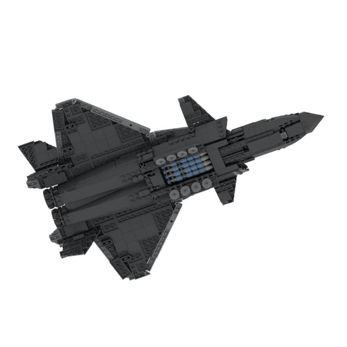 MOC - 141153 Chengdu J - 20 Fighter Jet Aircraft - LesDiy -