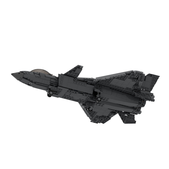 MOC - 141153 Chengdu J - 20 Fighter Jet Aircraft - LesDiy -