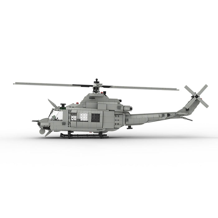 MOC - 141242 Bell UH - 1Y Venom | 1:35 Scale Building Blocks - LesDiy - building blocks -