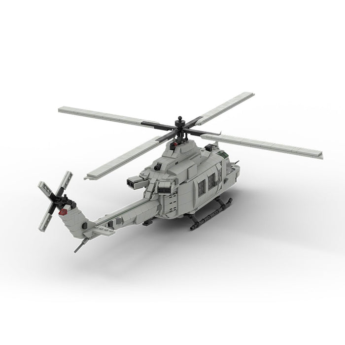 MOC - 141242 Bell UH - 1Y Venom | 1:35 Scale Building Blocks - LesDiy - building blocks -