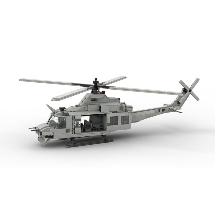 MOC - 141242 Bell UH - 1Y Venom | 1:35 Scale Building Blocks - LesDiy - building blocks -