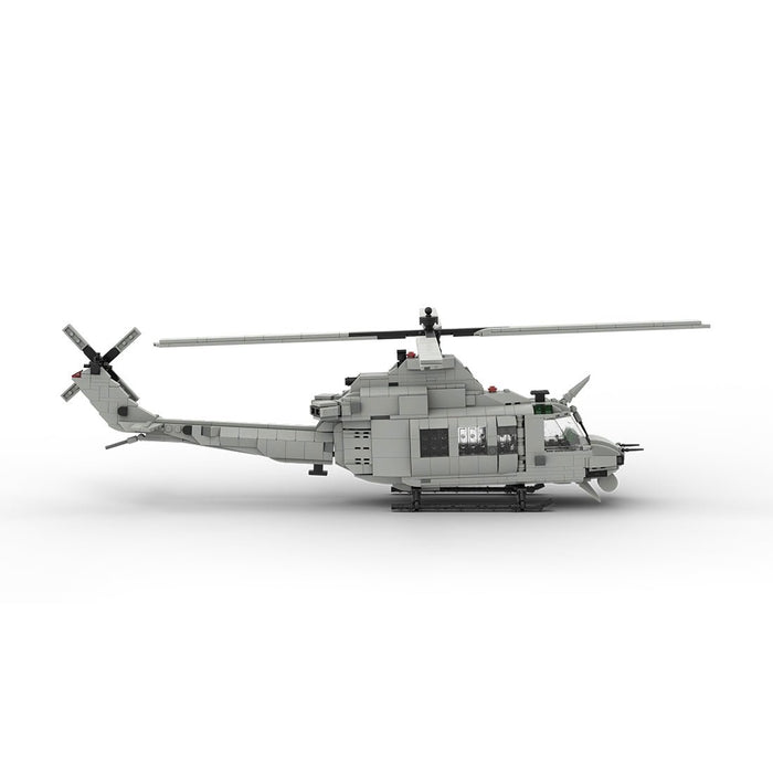 MOC - 141242 Bell UH - 1Y Venom | 1:35 Scale Building Blocks - LesDiy - building blocks -