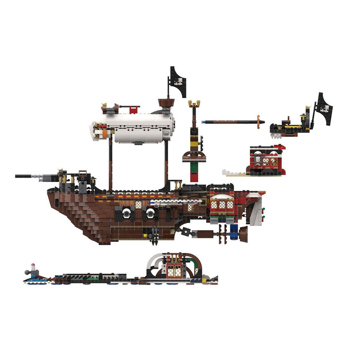 MOC - 141840 Pirates Great Airship - LesDiy -