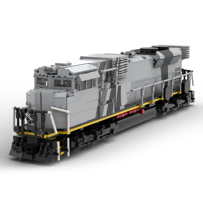MOC - 142194 SD70ACS Etihad Rail Train Model - LesDiy - Building Blocks -