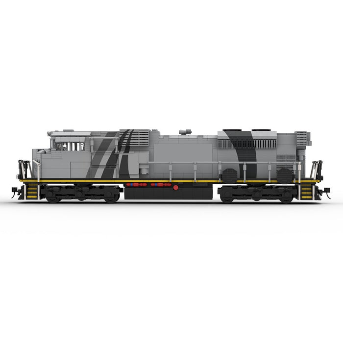 MOC - 142194 SD70ACS Etihad Rail Train Model - LesDiy - Building Blocks -