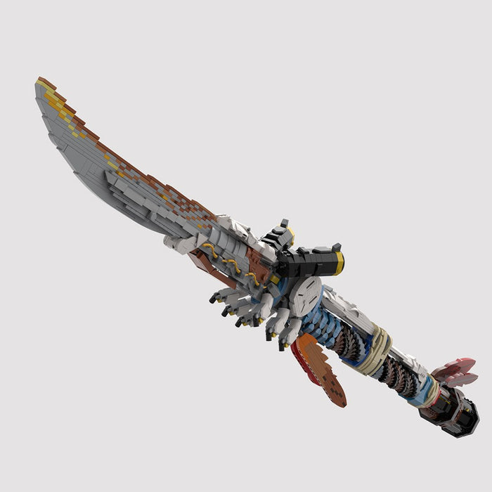 MOC - 142400 Horizon Forbidden West 1:1 scale Champion's Spear Building Blocks - LesDiy - Building Blocks -