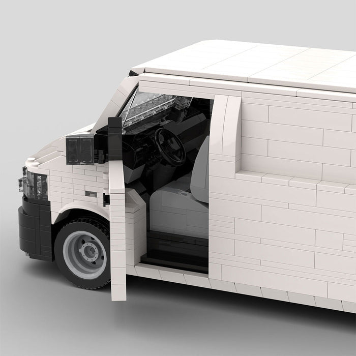 MOC-142701 VW T5 Transporter Building Blocks-LesDiy-MOC-