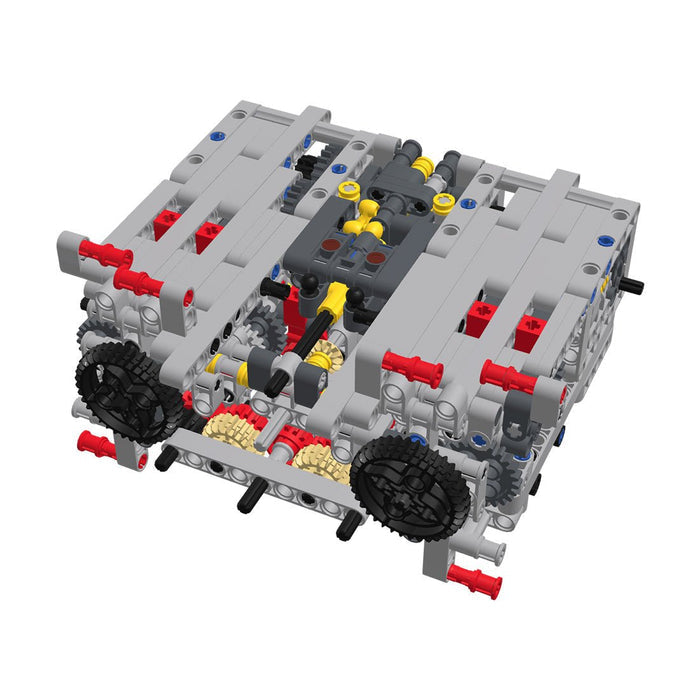 MOC - 14405 Sequential Dual - Clutch Gearbox (DSG) 8 Speeds Engine - LesDiy -