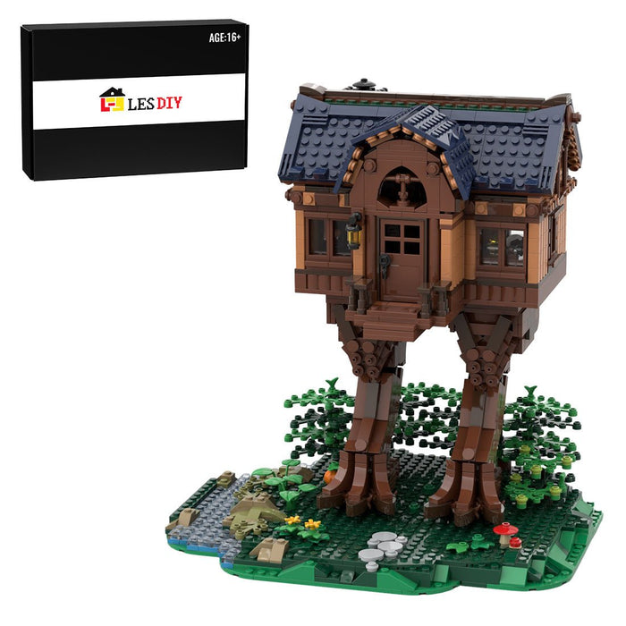MOC - 144284 Forest Tree House Building Blocks - LesDiy -