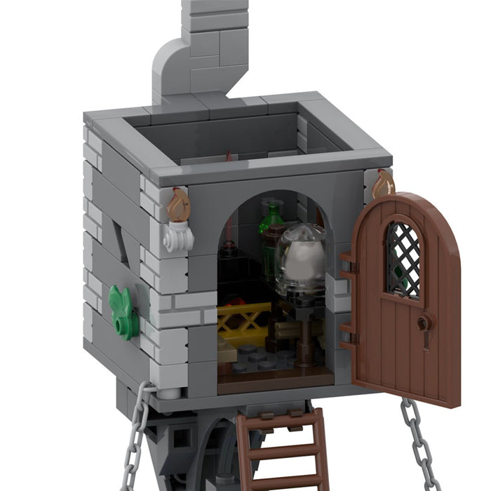 MOC - 146778 Witch's Tensegrety Hut Building Blocks - LesDiy - Building Blocks -