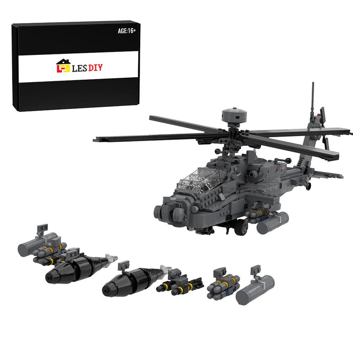 MOC - 148055 AH - 64E Apache Guardian Building Blocks - LesDiy - MOC -