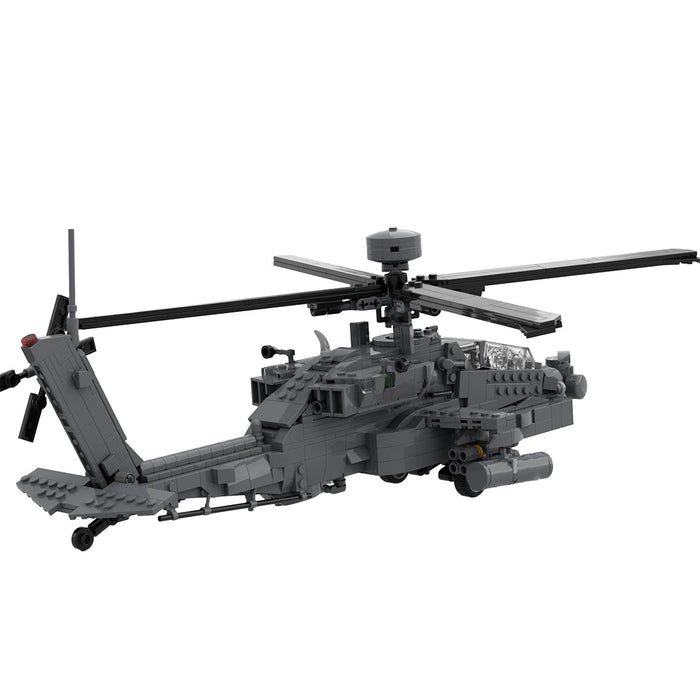 MOC - 148055 AH - 64E Apache Guardian Building Blocks - LesDiy - MOC -