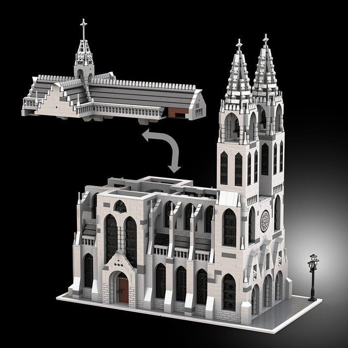 MOC - 148170 Gothic Cathedral Model - LesDiy -