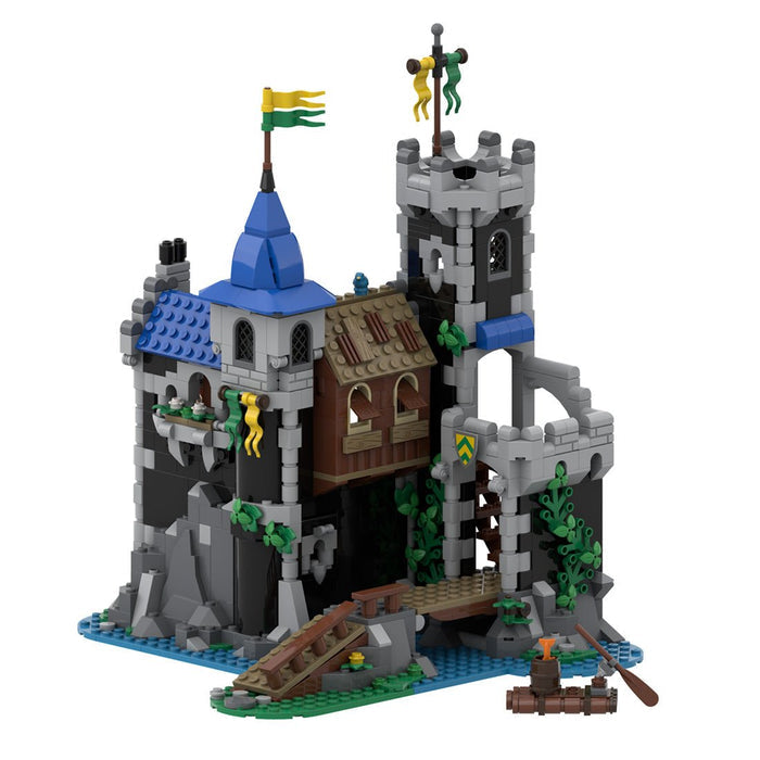 MOC - 148389 Medieval Lakeside County Fortress - LesDiy -