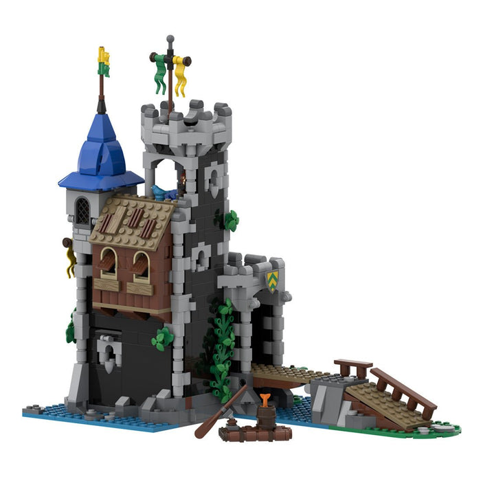 MOC - 148389 Medieval Lakeside County Fortress - LesDiy -
