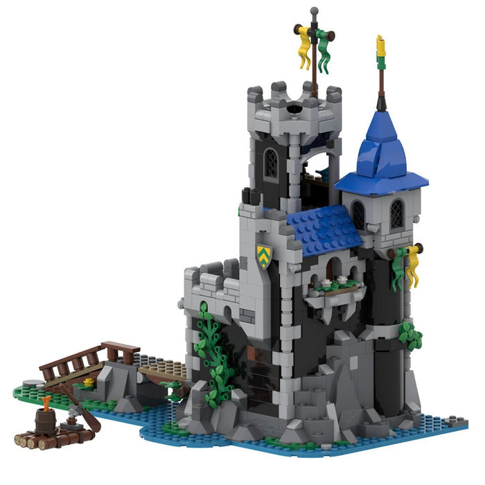 MOC - 148389 Medieval Lakeside County Fortress - LesDiy -