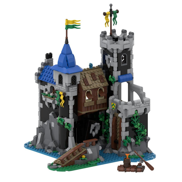 MOC - 148389 Medieval Lakeside County Fortress - LesDiy -