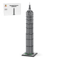 MOC - 148580 Shanghai Jin Mao Tower - 1/800 Scale Building Blocks - LesDiy - Building Blocks -