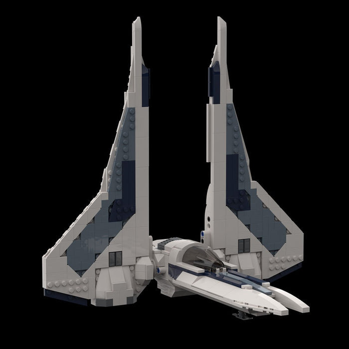 MOC - 148848 Bo - Katan Kom'rk - class Future Starship - LesDiy - Locomotive -