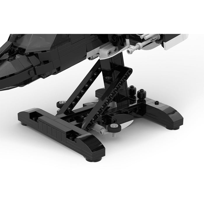 MOC - 149250 AIRWOLF Bell 222 Building Blocks - LesDiy -
