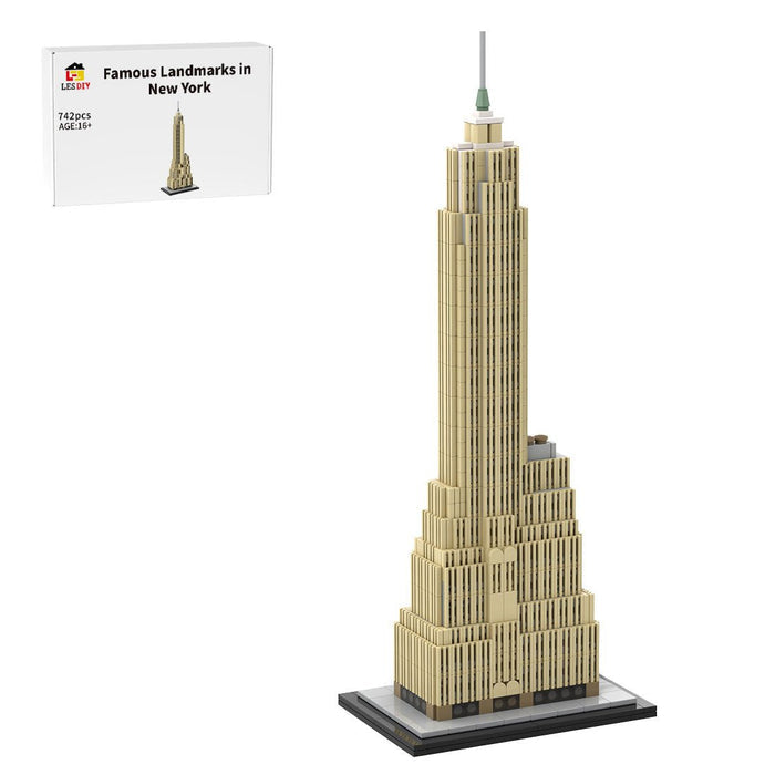 MOC - 149818 1/800 Scale NYC Famous Skyscraper Building Blocks - LesDiy - Building Blocks -