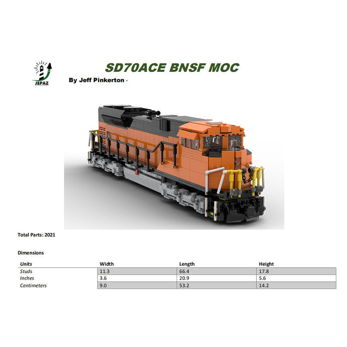 MOC - 151823 RC BNSF Train - LesDiy - Locomotive -