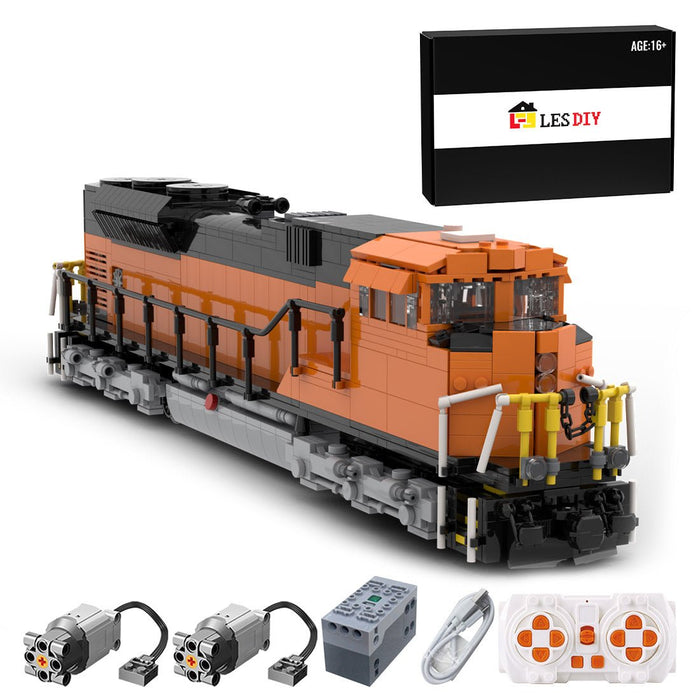 MOC - 151823 RC BNSF Train - LesDiy - Locomotive -