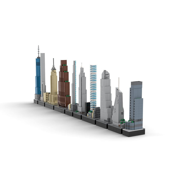 MOC - 151842 1/2000 Scale Tallest Buildings in New York City Building Blocks - LesDiy - Building Blocks -