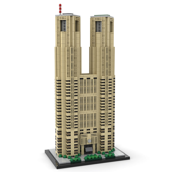 MOC-153517 Tokyo Metropolitan Government Building - 1/800 Scale Building Blocks