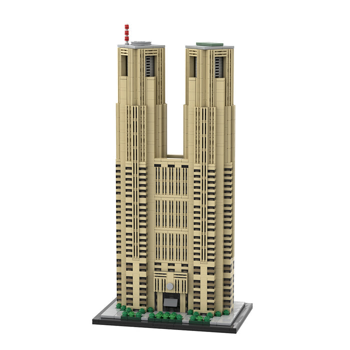 MOC-153517 Tokyo Metropolitan Government Building - 1/800 Scale Building Blocks