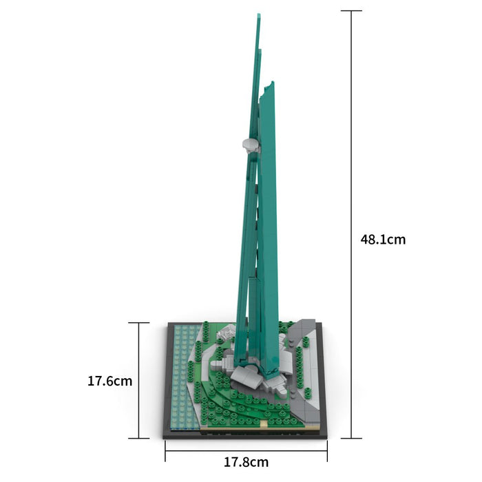MOC - 153609 Jeddah Tower Building Blocks - LesDiy - Building Blocks -