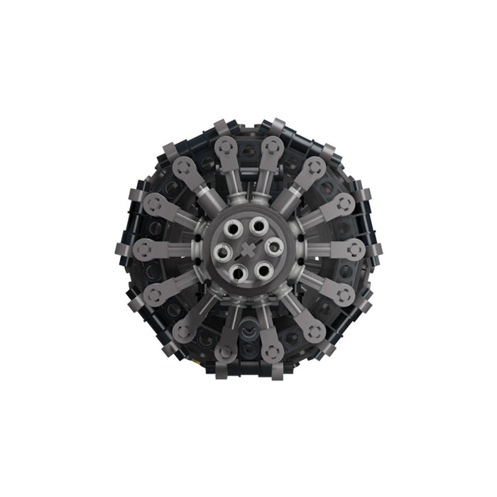 MOC - 154091 14 Cylinder Radial Engine Building Blocks - LesDiy - Building Blocks -