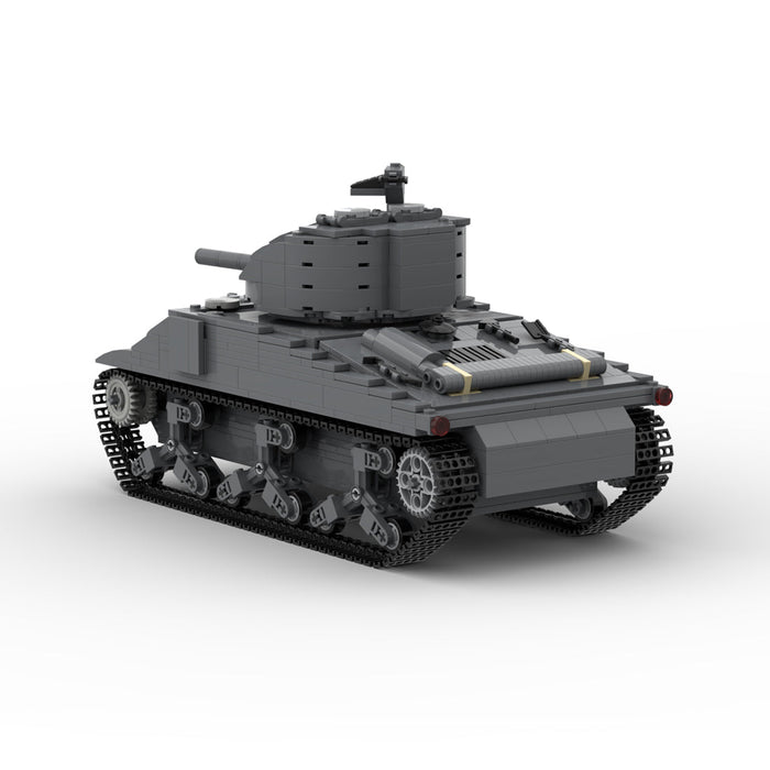 MOC - 154688 M4A2 - 75 Sherman - LesDiy -
