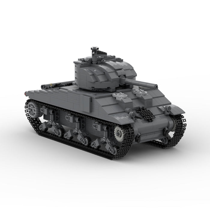 MOC - 154688 M4A2 - 75 Sherman - LesDiy -