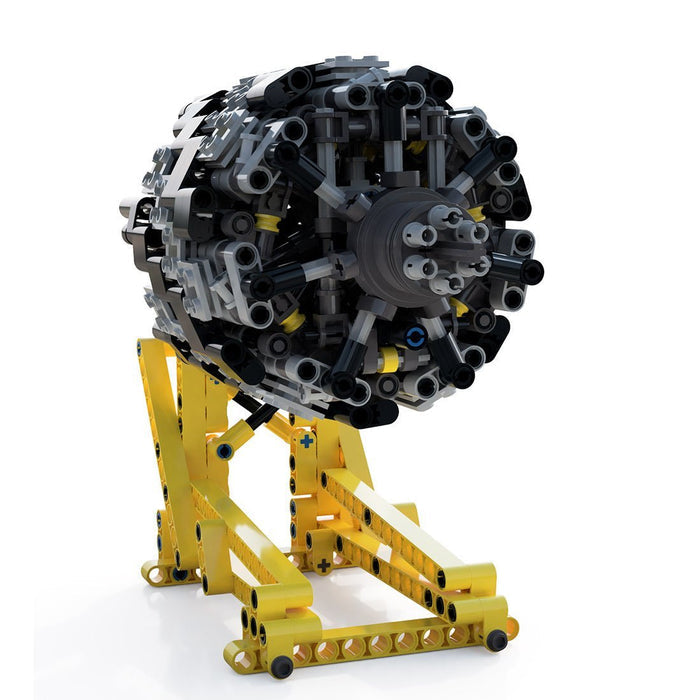 MOC - 154948 28 Cylinder Radial Engine Building Blocks - LesDiy - Building Blocks -