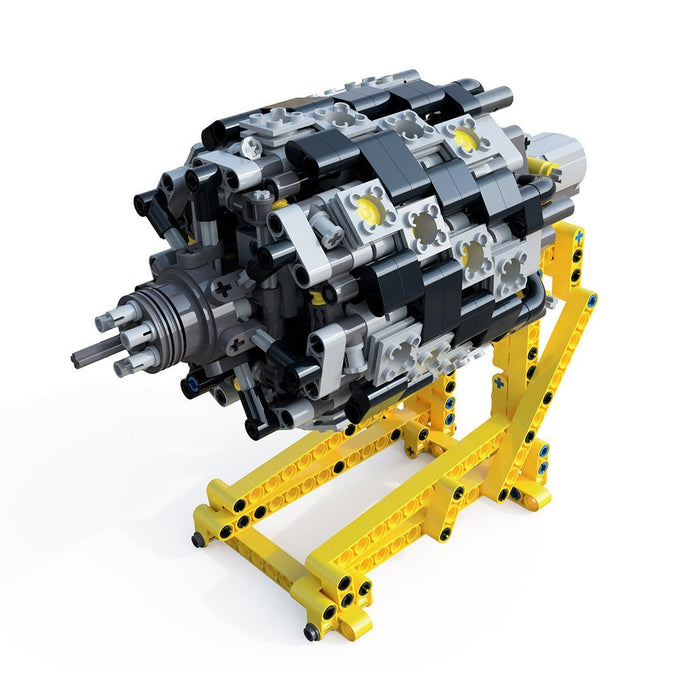 MOC - 154948 28 Cylinder Radial Engine Building Blocks - LesDiy - Building Blocks -