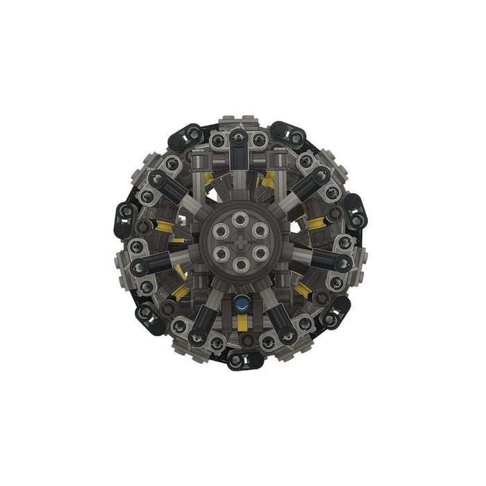 MOC - 154948 28 Cylinder Radial Engine Building Blocks - LesDiy - Building Blocks -