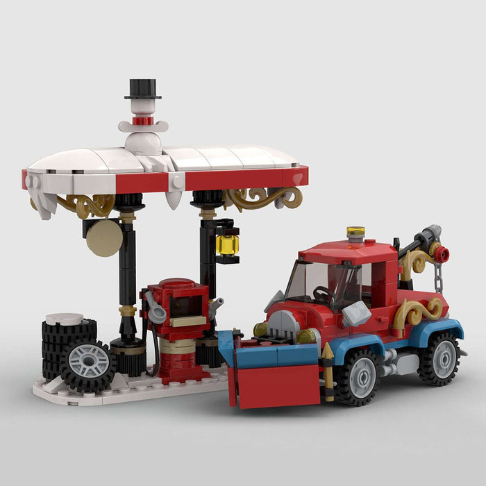 MOC - 157054 Winter Petrol Service Station - LesDiy -