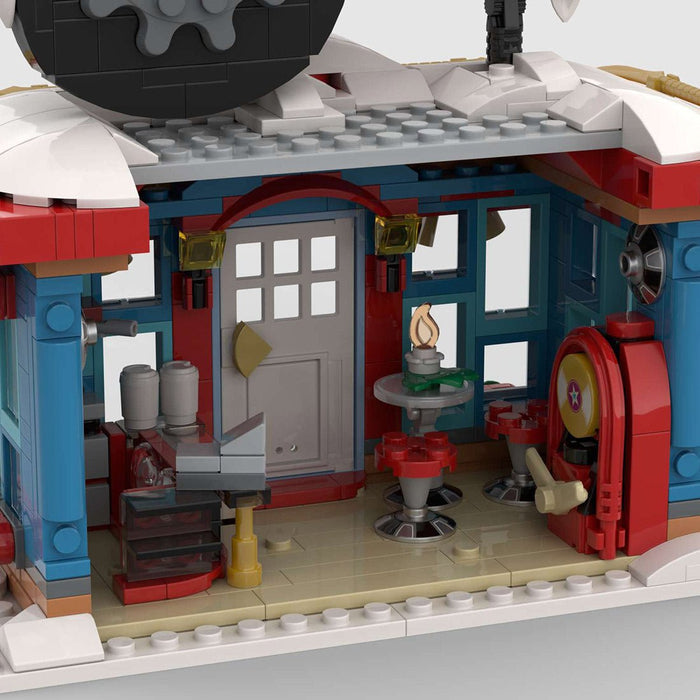 MOC - 157054 Winter Petrol Service Station - LesDiy -