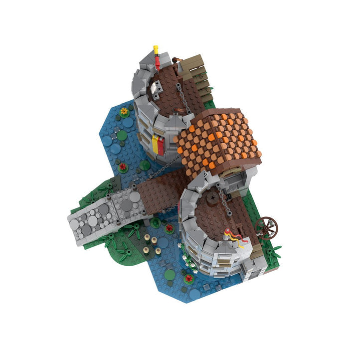 MOC - 157507 The gate of Bricktenstein castle - LesDiy -
